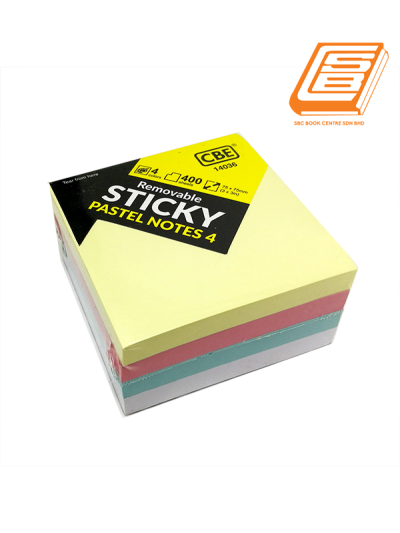 CBE Removable Sticky Pastel Notes (14036)