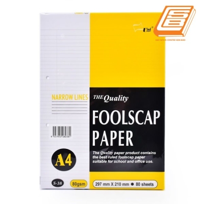 Uni Paper Foolscap Paper 80gsm,80s (S-38)