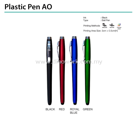 Plastic Pen AO