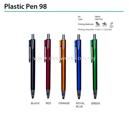 Plastic Pen 98