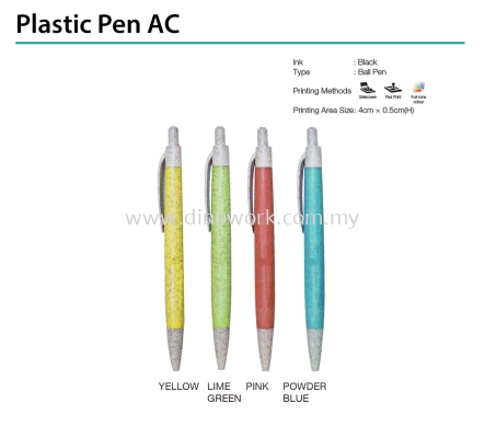 Plastic Pen AC