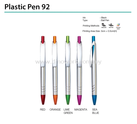 Plastic Pen 92