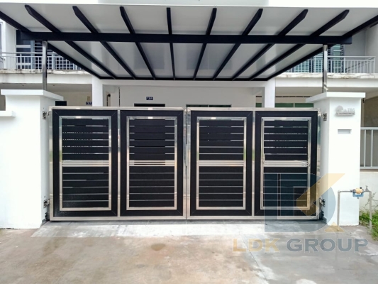 E SERIAL STAINLESS STEEL GATE