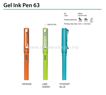 Gel Ink Pen 63