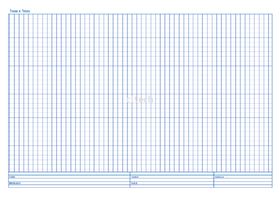 CL-1098 Kertas Grid (1 Rim X 250 pcs) Saiz A4