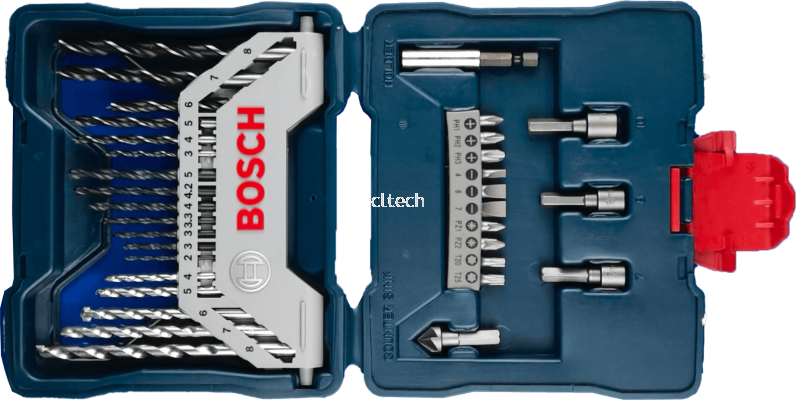 CL-1511 Set Mata Gerudi Besi Simen Dan Skru Driver (Bosch)