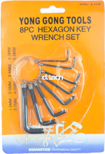 CL-1537 Set Allen Key (8 pcs)