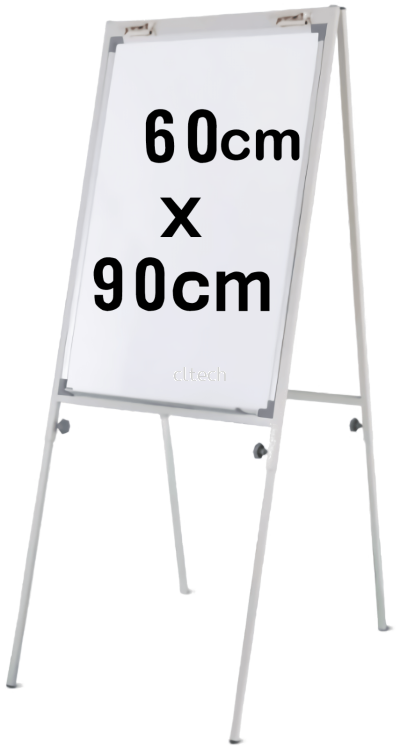 CL-1594 Whiteboard Flip Chart Non-Magnetic (600mm X 900mm)