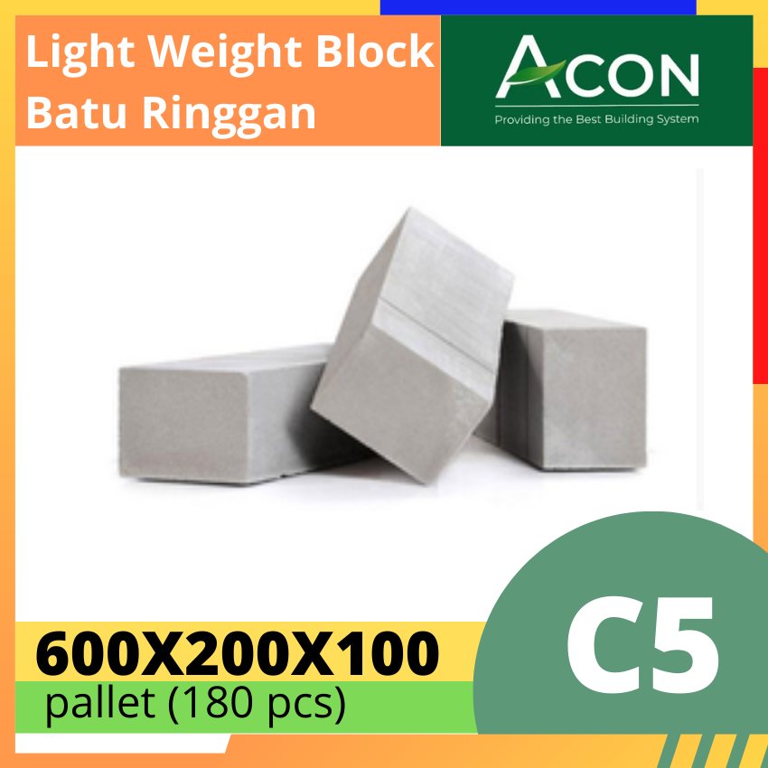 ACON LIGHT WEIGHT BLOCK C5 (PALLET) Bricks Stone & Brick Pattern Color   Choose Sample / Pattern Chart