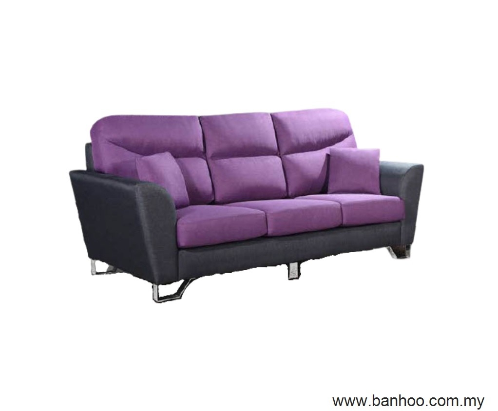 Unnie 3 Seater Sofa Fabric Sofa Sofa Furniture Choose Sample / Pattern Chart