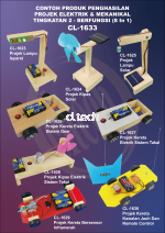 CL-1633 Contoh Produk Penghasilan Projek Elektrik & Mekanikal Tng.2 - Berfungsi (8 In 1)