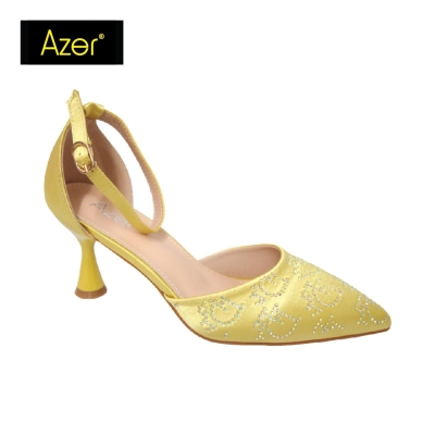 LADIES HIGH HEEL FASHION SHOE (A3688-6-GD) (ML.X)