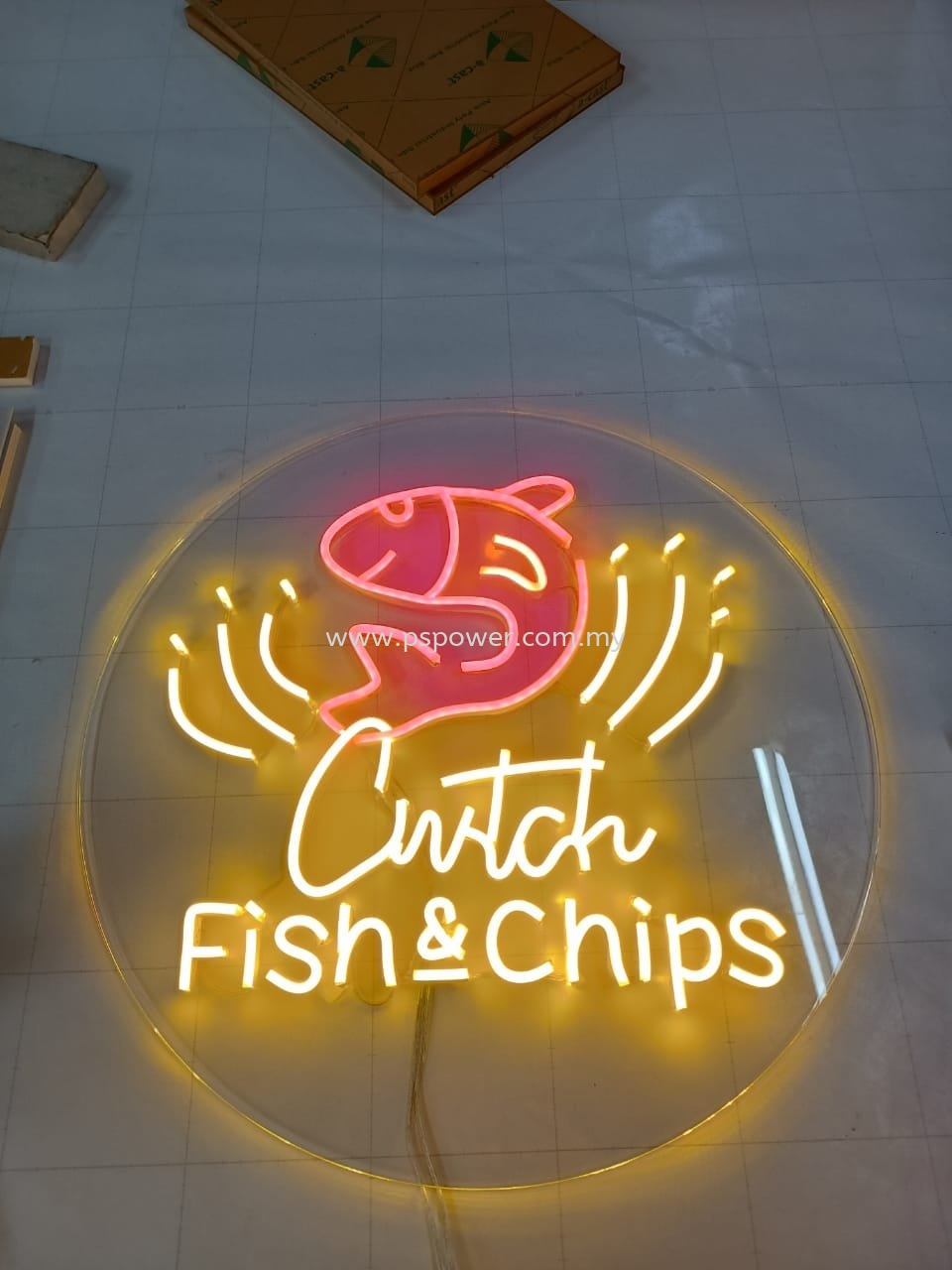 Fish & Chips LED Neon Signage