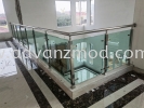 Stainless Steel Glass Railing With Tempered Light Green Glass @ Klang  Stainless Steel Glass Railing