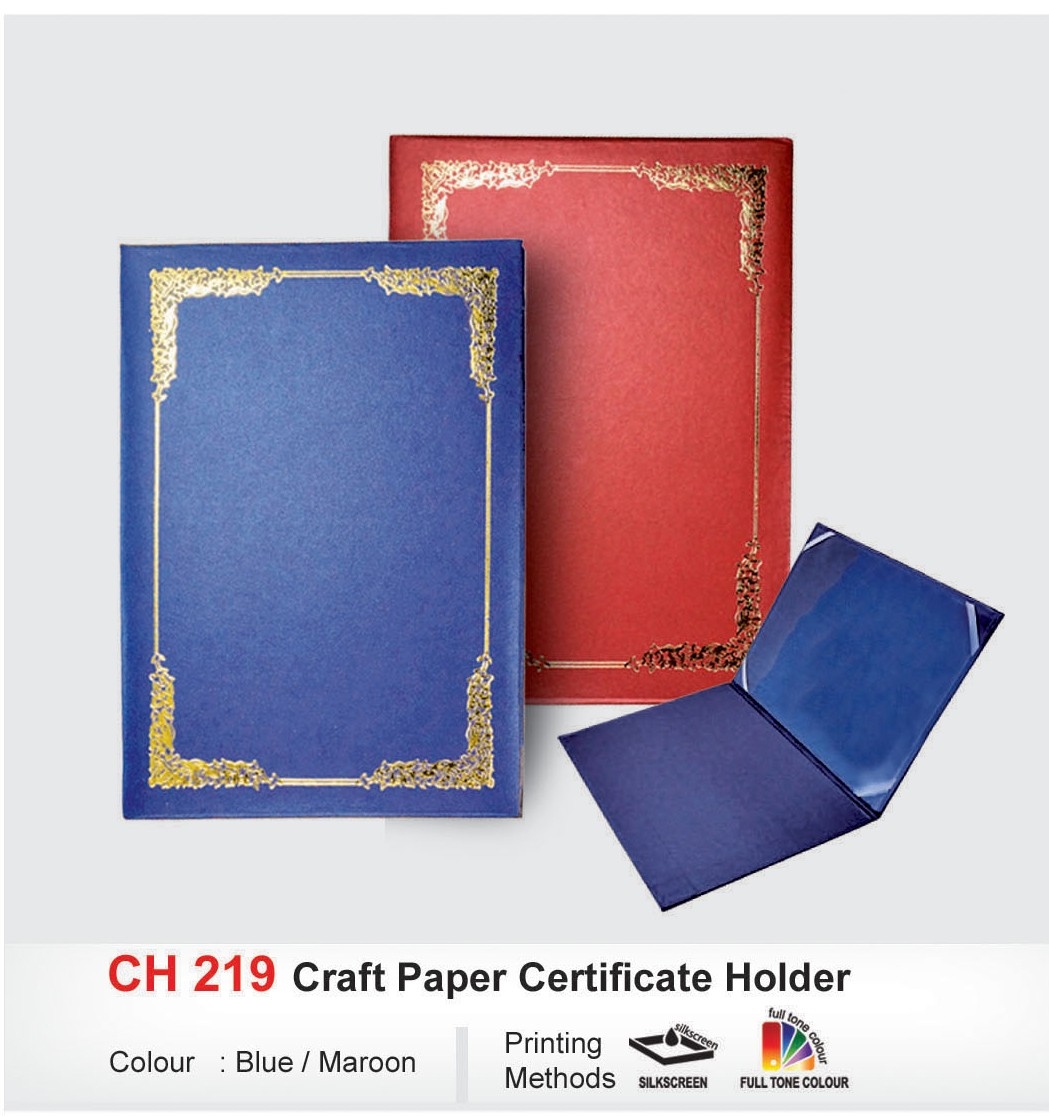 CRAFT PAPER CERTIFICATE HOLDER - CH219 (i)