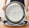 HLCP60 60CM S/STEEL ROUND TRAY(0.8MM) FOOD TRAY Kitchenware VV