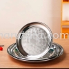HLCP50 50CM S/STEEL ROUND TRAY(0.8MM) FOOD TRAY Kitchenware VV