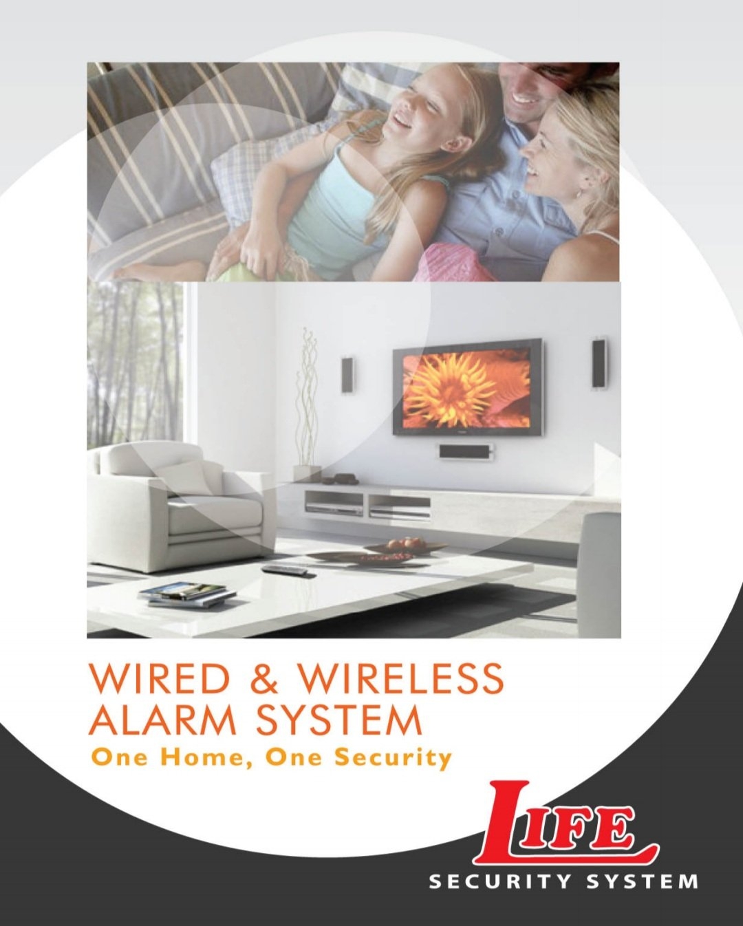 WIRED & WIRELESS ALARM SYSTEM (LIFE SECURITY SYSTEM)