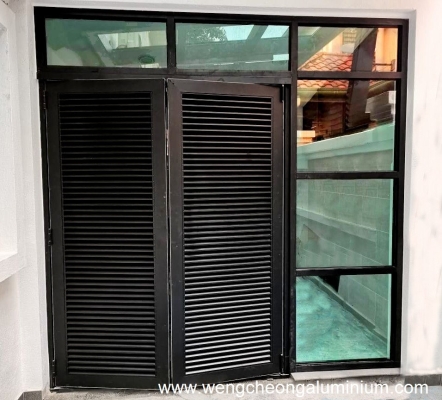 Contoh Aluminium Pintu Louver Selangor