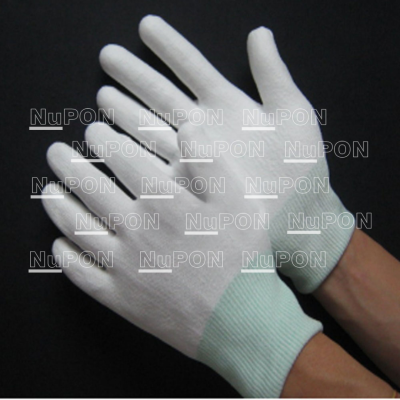 White Cut Resistant White Palm Coated Gloves