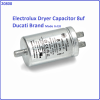 Code: 20808 Electrolux Dryer 8uf Capacitor Ducati with Nut Washer / Dryer Capacitor ICAR Italy Capacitor Parts