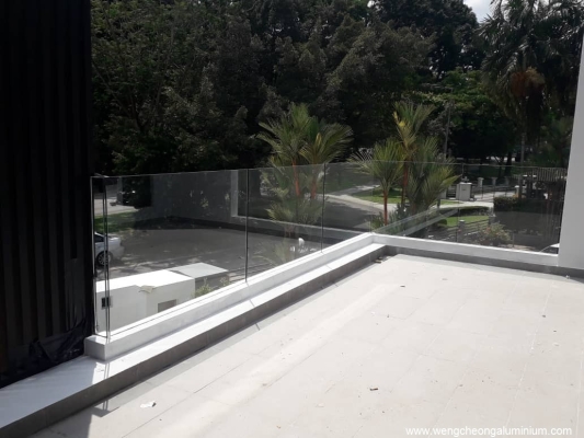 Glass Balcony Fencing Design Sample - Selangor