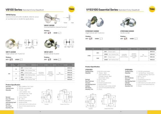 Yale Lock Catalogue - 18