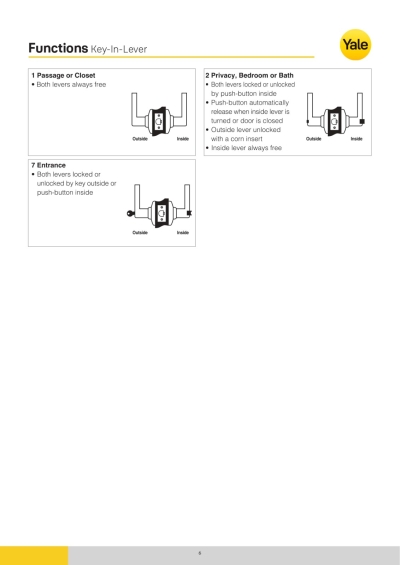 Yale Mechanical Lock Catalogue - 08