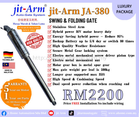 jit-Arm 380  LUXURY PACKAGE - RM2200