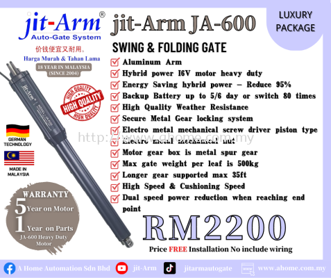 jit-Arm 600 LUXURY PACKAGE - RM2200