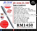jit-Arm 340 BASIC PACKAGE -RM1450 jit-Arm 340 Swing Gate | Folding Gate