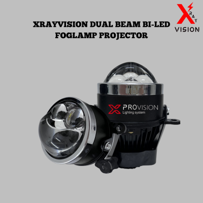 XRAYVISION Dual Beam Bi-Led Foglamp Projector