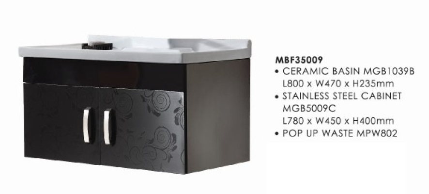 Kabinet Meja Solek Besen Bilik Mandi : MBF35009