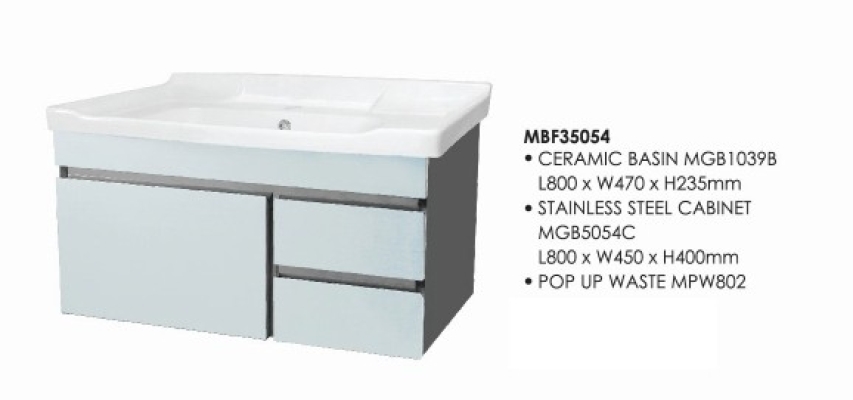 Kabinet Meja Solek Besen Bilik Mandi : MBF35054