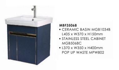 Bathroom Basin Vanity Cabinet : MBF35068 