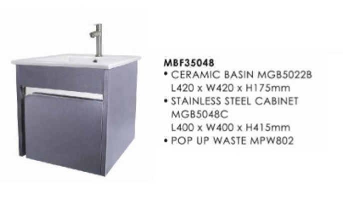 Bathroom Basin Vanity Cabinet : MBF35048 