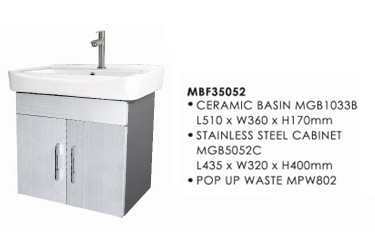 Bathroom Basin Vanity Cabinet : MBF35052 