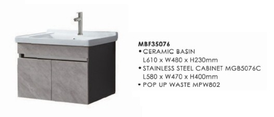 Kabinet Meja Solek Besen Bilik Mandi : MBF35076  