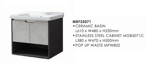 Bathroom Basin Vanity Cabinet : MBF35071 Ready Made Wash Basin Cabinet Bathroom / Washroom Choose Sample / Pattern Chart