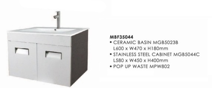 Bathroom Basin Vanity Cabinet : MBF25044 