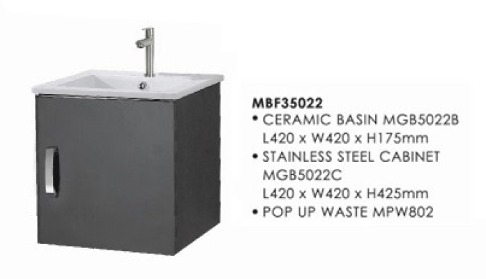 Bathroom Basin Vanity Cabinet : MBF35022 