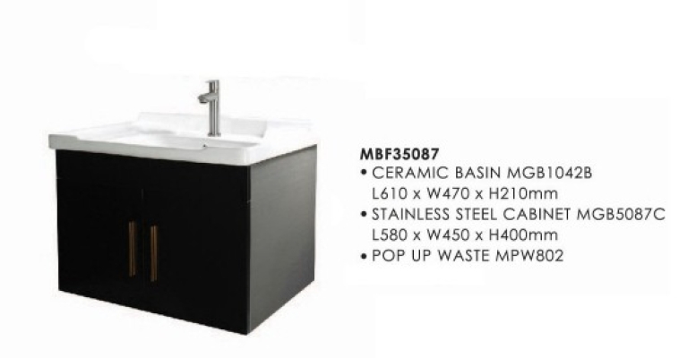 Bathroom Basin Vanity Cabinet : MBF3587 