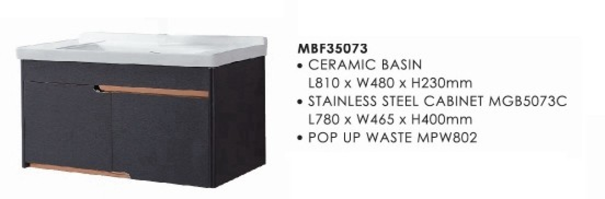 Kabinet Meja Solek Besen Bilik Mandi : MBF35073 