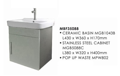 Bathroom Basin Vanity Cabinet : MBF35088