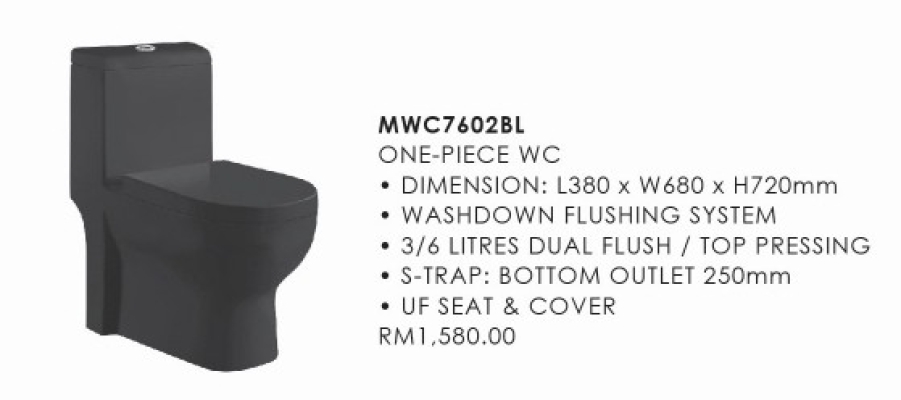 Toilet Bowl : MWC7602BL