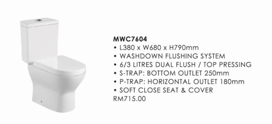 Toilet Bowl : MWC7604