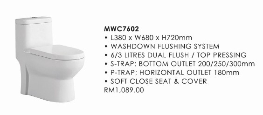 Toilet Bowl : MWC7602