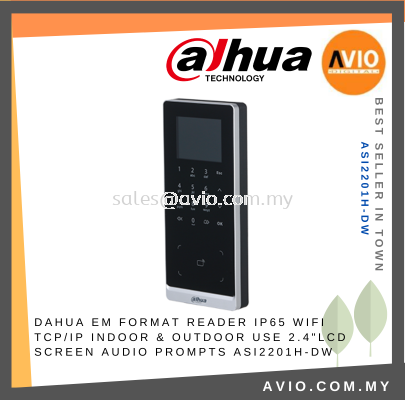 Dahua IP65 Outdoor Wifi WI-FI Door Access Fingerprint EM RFID Password Keypad Reader Terminal 2.4 LCD Screen ASI2201H-DW
