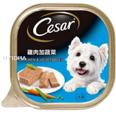 CESAR CHICKEN & VEGETABLE 100G