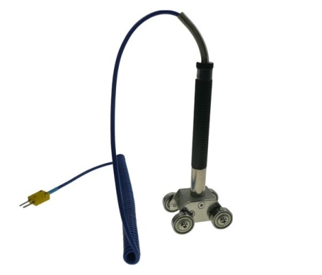 TECPEL - TYPE-K THERMOCOUPLE ROLLER SURFACE PROBE (TPK-06 )